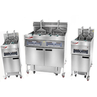 Nieuwe SURRI Hoge-Efficiëntie Commerciële Elektrische Friteuse Intelligent Auto-Lift Systeem Ingebouwde Oliefiltratie Energiebesparend 1