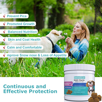 Gâteries à mâcher multivitamines pour chiens Genveticon, suppléments multi-vitamines Genveticon, multivitamines pour chiens avec glucosamine