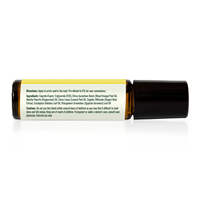 Roll-on d'huile énergisante rafraîchissante avec logo personnalisé 10ml – Coffret roll-on d'huiles essentielles pour le réveil matinal et la stimulation mentale, idéal pour le bien-être au bureau