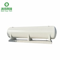 Réservoir de stockage de CO2 liquide cryogénique Bcryo pour aliments et boissons, cuve sous pression de dioxyde de carbone de qualité bière, conception ASME, 10m