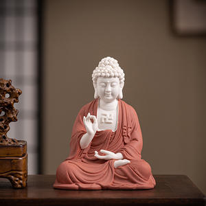 Estatua Grande <span class=keywords><strong>de</strong></span> Cerámica <span class=keywords><strong>de</strong></span> <span class=keywords><strong>Buda</strong></span> Shakyamuni (Tathagata del Sol), Adorno para Decoración Zen del Hogar, Aromático, para Sala <span class=keywords><strong>de</strong></span> Estar, Entrada, Culto Chino - Product Image 2