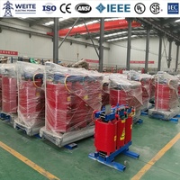 Transformador de Distribución de Resina Fundida Tipo Seco de 11kV, 750kVA 1500kVA, Certificado CE, Bajo Nivel de Ruido, para Edificios Comerciales
