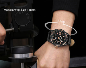 <span class=keywords><strong>Montre</strong></span>-bracelet NAVIFORCE NF9117L pour homme, cadran robuste, style professionnel, quartz, bracelet en cuir, luxe, Navi <span class=keywords><strong>Force</strong></span> 9117 - Product Image 4