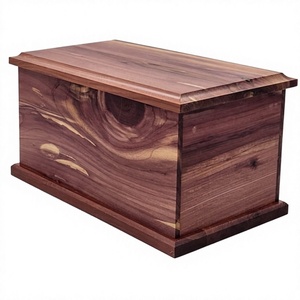 Recuerdo Familiar B.S. Urna Funeraria Internacional de Acero Inoxidable, Estilo Americano, Ecológica, 220 Pulgadas Cúbicas, Acabado en Madera Natural - Product Image 1