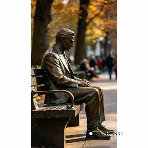 Statua <span class=keywords><strong>di</strong></span> bambino in bronzo fusa a mano, resistente alle intemperie, con patina vintage, a forma <span class=keywords><strong>di</strong></span> cassetta postale, scultura umana per cortili e strade commerciali - Product Image 4