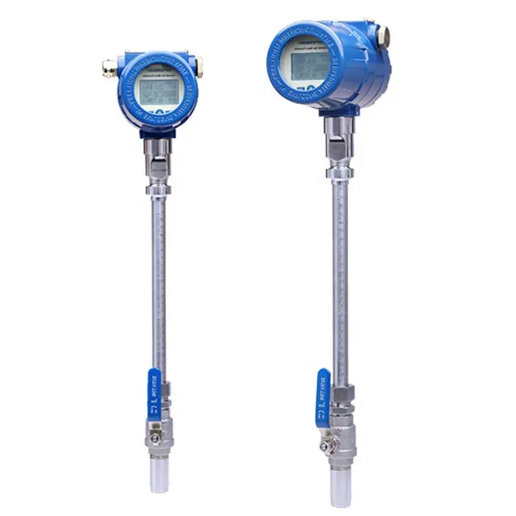 OEM High Temperature Flange Type Natural Gas Compressed Air Argon Biogas Industrial Gas Thermal Gas Mass Flow Meter