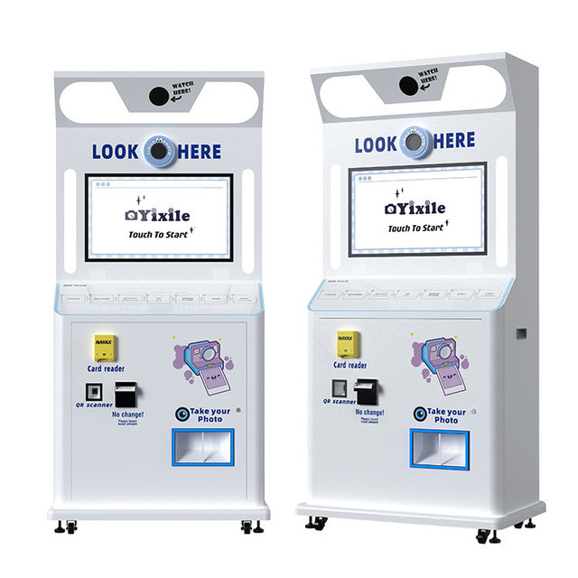 Yixile Newest Design Dual Camera Multi-Angle Machine Photobooth 2024 Self-Service Photo Booth