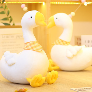 Peluche de pato blanco grande Seth Doodle, almohada de pato suave, clip para pierna de cama, regalo MengMeng, divertido, de felpa corta y algodón. - Product Image 3