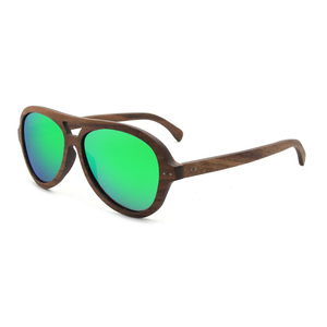 Gafas de Sol de Aviador Cuadradas de Acetato de Lujo 2026, <span class=keywords><strong>Color</strong></span> Carey, con Lentes de Nailon, Lentes Verdes TAC Polarizadas - Product Image 5