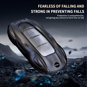 Coque de protection pour <span class=keywords><strong>clé</strong></span> de voiture en alliage de zinc et silicone à bas <span class=keywords><strong>prix</strong></span> pour <span class=keywords><strong>Nissan</strong></span> Sylphy Teana Lannia Bluebird Tiida Livina Maxima <span class=keywords><strong>Qashqai</strong></span> Kicks - Product Image 5