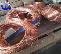 Tube de bobine de cuivre 99 9999, prix du fabricant, taille de 12mm