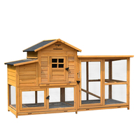 Cage d'élevage de poulets de chair en bois pour animaux de compagnie à usage extérieur