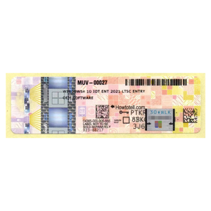 Win10 IOT 2021 <span class=keywords><strong>LTSC</strong></span> ENTRY OEM COA 키 스티커 평생 하이 퀄리티 라이센스 6 개월 보증 DHL/Fedex/UPS 무료 배송 - Product Image 1