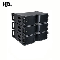 Système audio professionnel de haut-parleurs à aimant néodyme passif, double ligne directe de 8 pouces, pour extérieur, stade et DJ