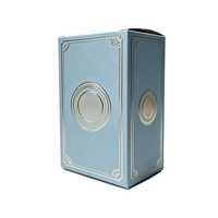 Boîte rigide écologique recyclable avec logo personnalisé, revêtement UV doré, taille personnalisable et emballage cadeau