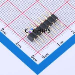 XDZ254C-1-07-Z-3.0-G1 Pin Header Through hole Component (THT),P=2.54mm Connector 1x7P 2.54mm 2.54mm Round Pin - Product Image 2