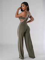 Combinaison camisole ample à la mode européenne et américaine jumelée à un haut sans bretelles ensemble deux pièces
