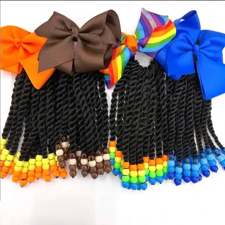 high quality futura ponytail hair ponytail ties bang afro kinky curly ponytail synthetic 8inch custom length color wholesale