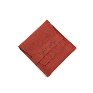 Pochette cadeau personnalisable de haute qualité en tissu satiné, velours et daim, avec logo imprimé en sérigraphie, fabriquée en Chine (Guangdong) - Product Image 4