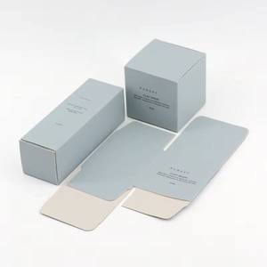 Boîtes en papier personnalisées sans MOQ, impression de logo, crème pour le visage, sérum, lotion, emballage cosmétique pour soins de la peau - Product Image 1