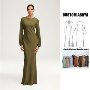 islamica da donna Set di moda interna aperta 2 pezzi manica lunga Dubai Turkey Ramadan abaya musulmano abito lungo da donna - Product Image 1