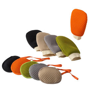 Esun 3D Massage Mesh Soap Bag Exfoliating Durable Eco-Friendly Plastic Shower Bath <b>Gloves</b> - Product Image 2