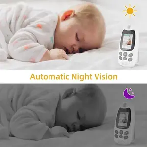 Indoor 2.4G Wireless VB610 <strong>Camera</strong> Two Way Audio <strong>IR</strong> Night Vision Security Cam Babysitter 2.0 Inch Video Baby Monitor - Product Image 6