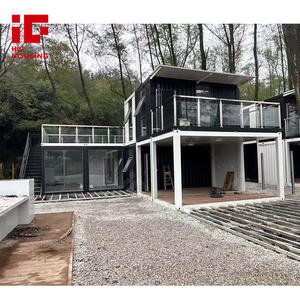 Contenedor de panel sándwich Casa prefabricada Cafetería Restaurante Contenedor Bar Cafetería con cocina - Product Image 1