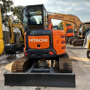 Mini-excavatrice Hitachi Zaxis 55 d'occasion du Japon, modèle ZX55/ZX55U/ZX55US/ZX55USR, 5,5 tonnes, sur chenilles en caoutchouc, à vendre - Product Image 3