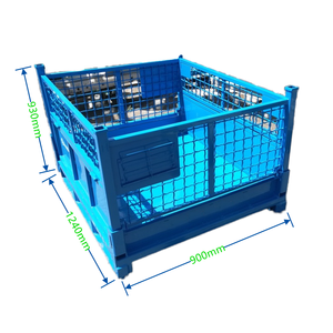 Gabbie di stoccaggio rivestite di polvere impilabili personalizzabili - Product Image 1