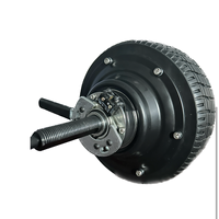 Moteur de moyeu 24V 36V 500W 48V 6 pouces pour robots électriques, kit moteur BLDC à couple élevé avec frein magnétique pour fauteuil roulant et chariot