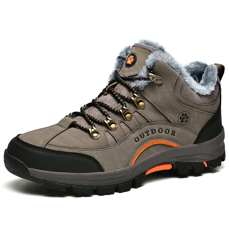Scarpe da trekking di alta qualità stivali sportivi stivali da caccia in pelle suola in gomma scarpe da uomo impermeabili di alta qualità