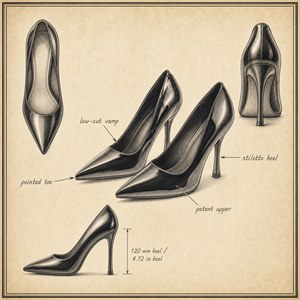 Escarpins élégants pour <span class=keywords><strong>femme</strong></span>, rouge bordeaux, en cuir verni, à bout pointu et talon aiguille, pour invitées de mariage et tenues habillées, grandes tailles disponibles, personnalisation OEM - Product Image 3
