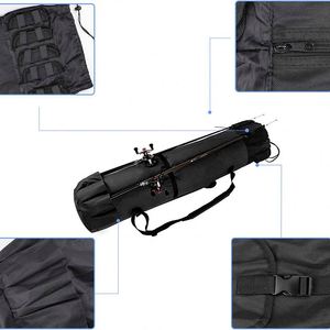 Échantillon gratuit : Housse de transport portable pour cannes à pêche, sac de rangement en toile pour cannes à pêche, étui de voyage - Product Image 6