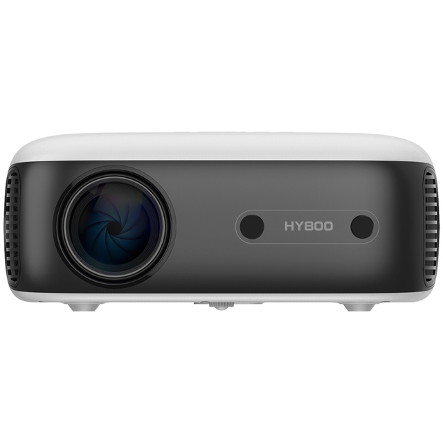 HY800 Smart Mini Portable Android 11.0 WiFi Projector 3D 4K 1080P Home Theater Video LCD Projector with Real Shutter 2G RAM