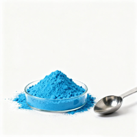 Bleu turquoise réactif haute intensité 200 % KN-G CAS 12236-86-1, colorant brillant bleu 21 pour coton, viscose et cuir