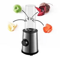 Mixeur Électrique en Acier Inoxydable de Haute Qualité pour Usage Domestique, Idéal pour Jus de Tomate et Préparation Culinaire, avec Manuel d'Utilisation Allemand
