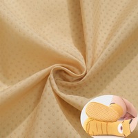 Tissu en polyester tissé léger antidérapant à pois pour tapis, housse de canapé, tapis pour animaux de compagnie, matériau de support antidérapant