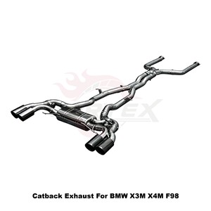 Échappement Catback en Acier Inoxydable Vortex Performance pour BMW X3M X4M F98 2019-2024 avec Valve Électronique et Silencieux Tuning - Product Image 3