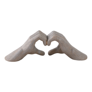 Scultura in ceramica a forma di cuore, ornamento decorativo per la casa, il bagno, l'ufficio, la scrivania, il soggiorno, statuetta - Product Image 4