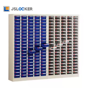 Jslocker התאמה אישית מחיר זול סדנה כלי אחסון רב פלסטיק מגירות שטח מארגן פלדה חלקי חילוף אחסון - Product Image 1