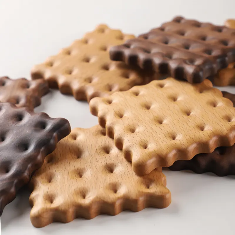 Großhandel Geschenk Mini Craft Keks Keks Black Walnut Biscuits Cup Pad