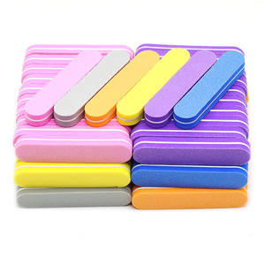 เล็บอะคริลิค<span class=keywords><strong>10</strong></span>แผ่นพร้อมตะไบเล็บทรงสี่เหลี่ยมไฟล์บัฟเฟอร์ที่ใช้ซ้ำได้แผ่นเพชรสองด้านสำหรับเล็บ - Product Image 2