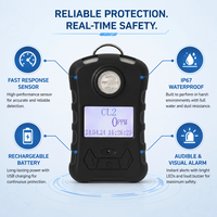 Détecteur de dioxyde d'azote portable HIREP, moniteur de NO2, alarme de sécurité industrielle, détecteur portatif, certifications OEM, vente en gros