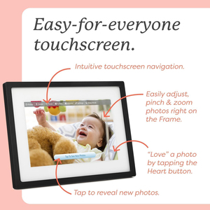 Digital Picture <strong>Frame</strong> with WiFi Touch Screen Digital <strong>Frame</strong> with Easy Setup Digital Photo <strong>Frame</strong> 10.1 Inch for Parents - Product Image 6