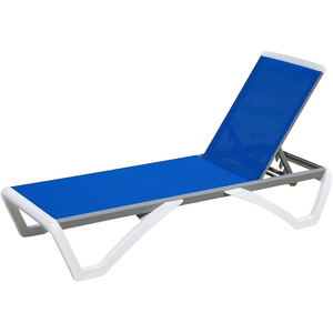 Modern Adjustable Lounge Chair All-Weather <strong>Plastic</strong> Chaise <strong>Loungers</strong> for Outdoor Beach Deck Park Hotel-Luxury <strong>Sun</strong> Beds - Product Image 2