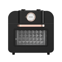 Neues Design OEM 16L Manuelle Heißluftfritteuse Smart mit LCD-Display Ölfreier Haushaltskocher mit Sichtfenster Heizoption