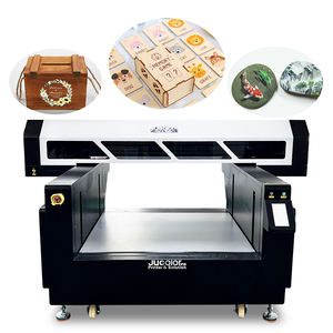 Impresora UV de alta precisión 120*100cm diseñada para actualización de fábrica y producción en masa con barniz inteligente y soporte de tinta blanca - Product Image 2