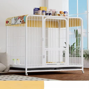 Cage de toilette pour chien en fer pour chiens de grande, moyenne et petite taille, utilisation en intérieur, design respirant, installation facile, pour <span class=keywords><strong>Labrador</strong></span>/<span class=keywords><strong>Golden</strong></span> Retriever - Product Image 2