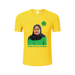 Campaign Election Factory Sale Customization Political Vote Shirt High Quality Advertising Tanzania Promotional Shirts